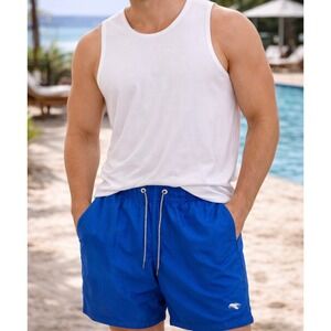 Ted Baker London Mens Blue Lobster Swim Trunks Shorts Size 4 (Large / 34 Waist)